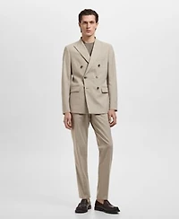 Mango Mens Slim Fit Monaco Suit Separates