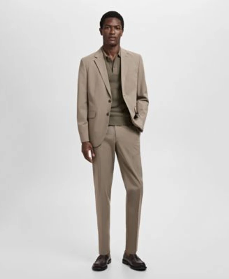 Mango Mens Milan Slim Fit Suit Separates