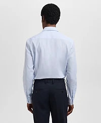 Mango Men's Slim-Fit Thousand Striped Dress Shirt