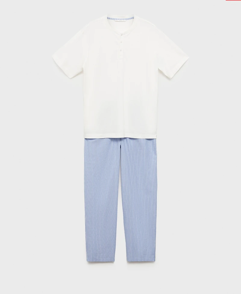 Mango Men's Cotton Combined Pajama Pack