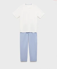 Mango Men's Cotton Combined Pajama Pack