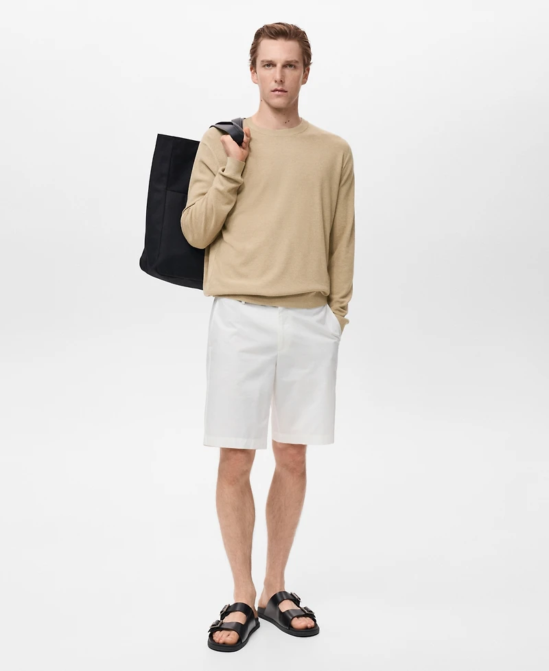 Mango Men's Fine-Knit Sweater