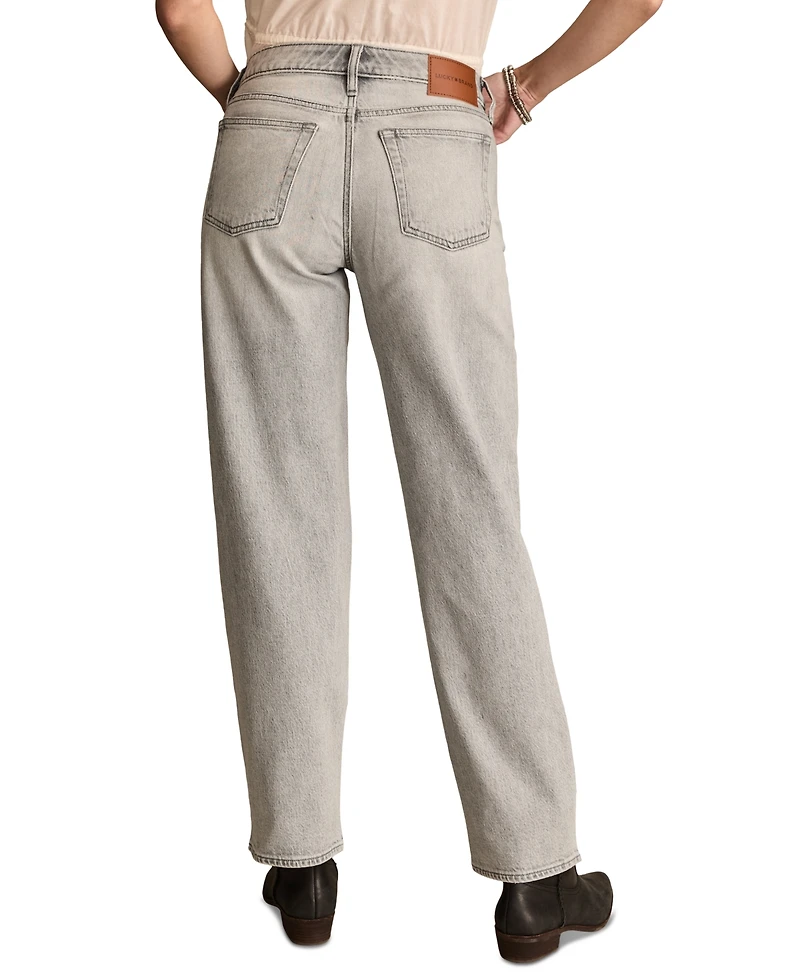 Lucky Brand Women's The Baggy Mid-Rise Relax-Leg Jeans