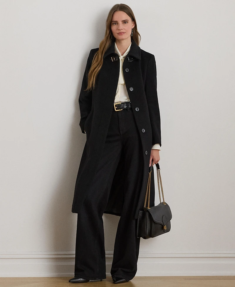 Lauren Ralph Women's Belted Single-Breasted Wool Coat