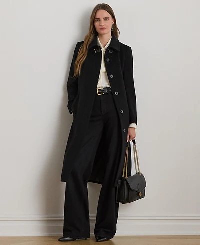Lauren Ralph Women's Belted Single-Breasted Wool Coat