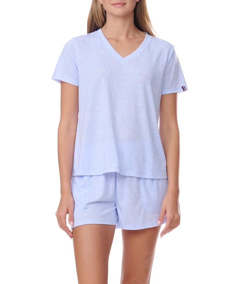 Tommy Hilfiger Women's 2Pc Short Sleeve Tee & Short