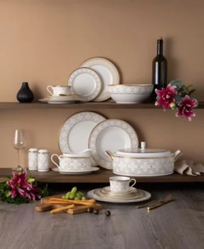 Noritake Trefolio Gold Dinnerware Collection