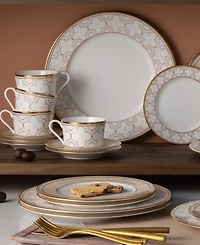 Noritake Trefolio 40-Pc. Dinnerware Set, Service for 8