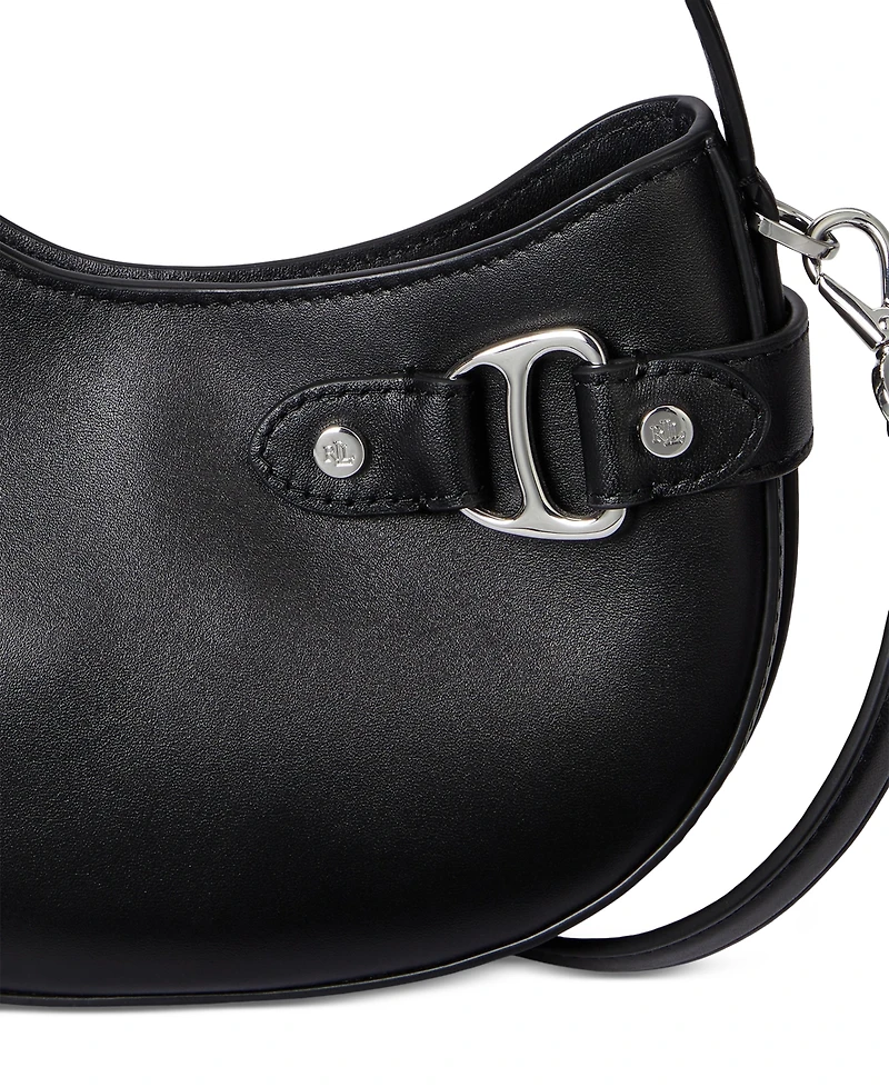 Lauren Ralph Leather Mini Tasha Crossbody Bag