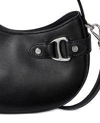 Lauren Ralph Leather Mini Tasha Crossbody Bag