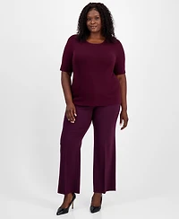 Tahari Asl Plus Sweater T-Shirt