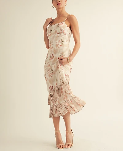 Arose Studio, Inc Women's Chiffon Slip Maxi Dress