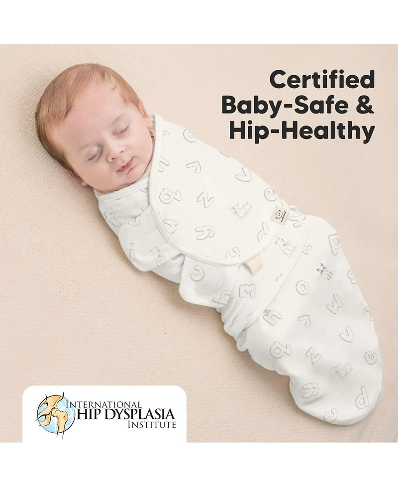 KeaBabies 3pk Soothe Zippy Baby Swaddles 0-6 Months, Newborn Sleep Sacks, Zipper Swaddle, Wearable Swaddle Blanket