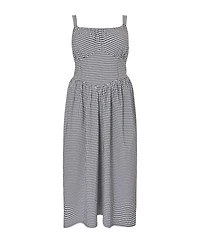 Quiz Women's Gingham Drop Waist Maxi Dress