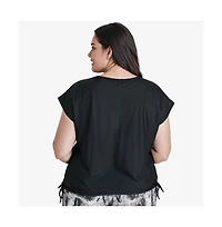 Calypsa Plus Daphne Loose Swim Top