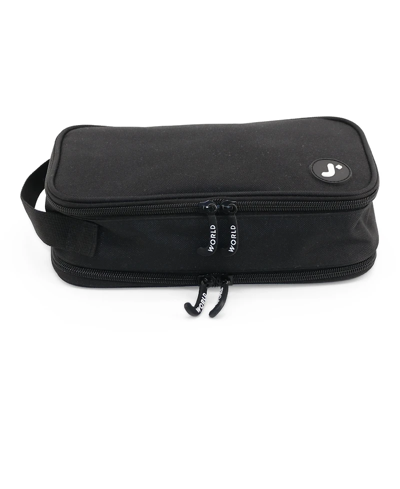 J World Doodle Pencil Case with Organizational Pockets and Handle Strap