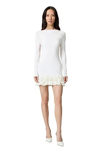 Nocturne Women's Frill Detailed Jersey Mini Dress