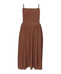 Quiz Women's Drop Waist Textured Dress