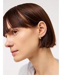 Ana Luisa Huggie Earrings - Asher Triple