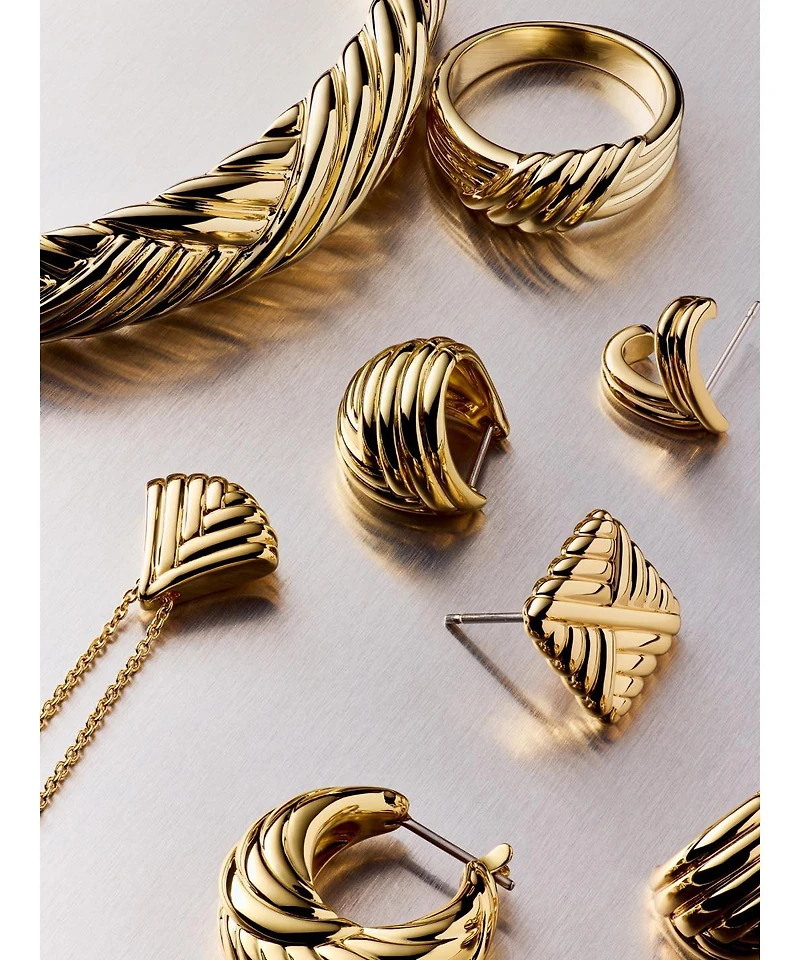 Ana Luisa Gold Cuff Bracelet - Kamilla