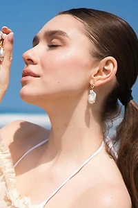 Classicharms Skyler Freshwater Baroque Pearl Drop Earrings