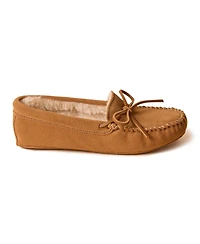 Minnetonka Women's Suede Pile Lined Softsole Slippers