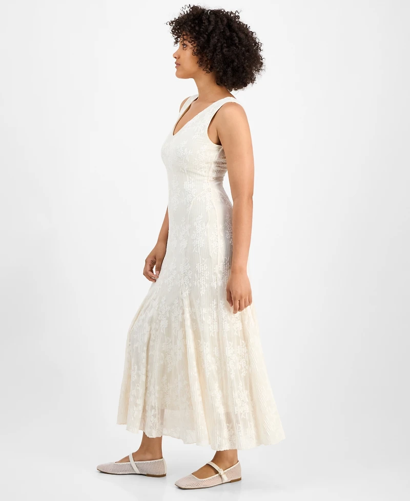 And Now This Women's Lace Godet-Hem Maxi Dress, Macy's Exclusive