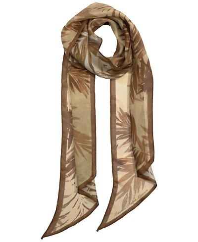 Lauren Ralph Lauren Tonal Leaf Oblong Scarf