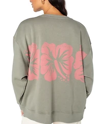Roxy Juniors' Morning Hike Graphic Crewneck Sweatshirt
