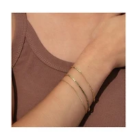 14K Gold-Plated Gilded Bracelets (Set of 3)