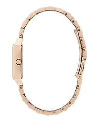 Olivia Burton Women's Quartz Carnation Gold-Tone Stainless Steel Bracelet Watch 25.5mm x 20.5mm