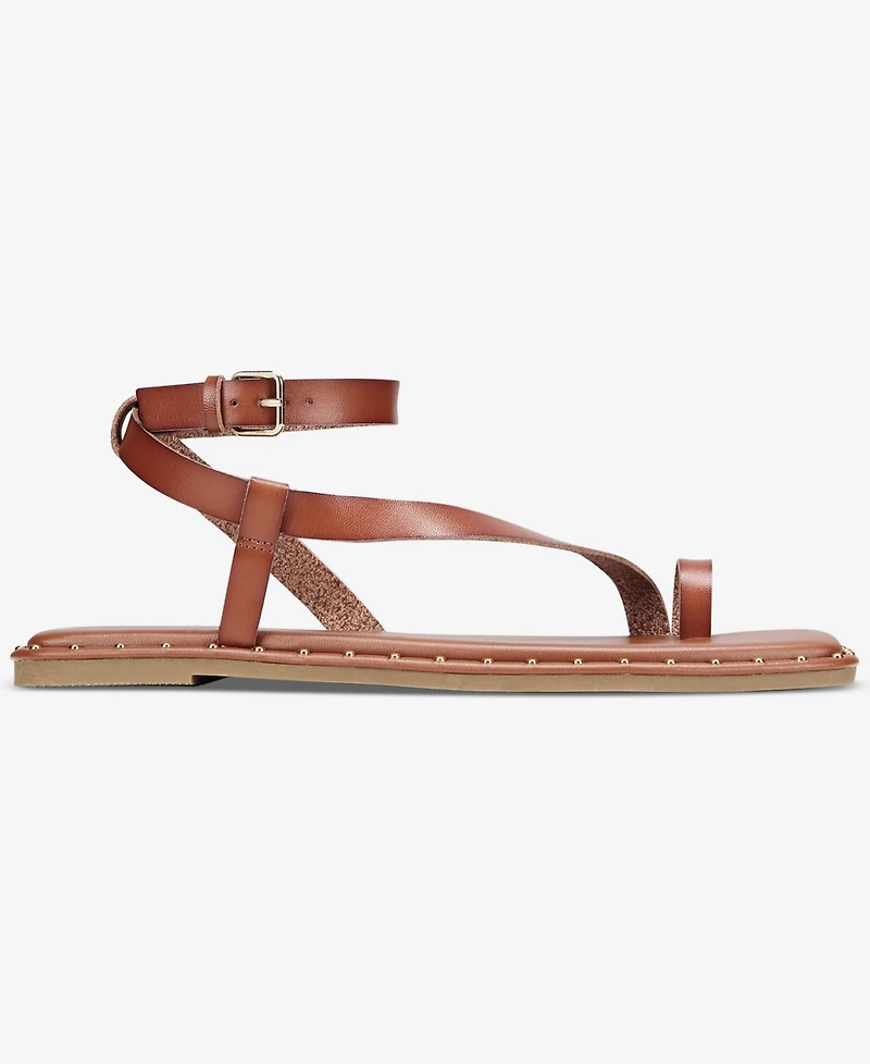 Wild Pair Women's Genessis Buckle Flat Sandals, Exclusively at Macy's