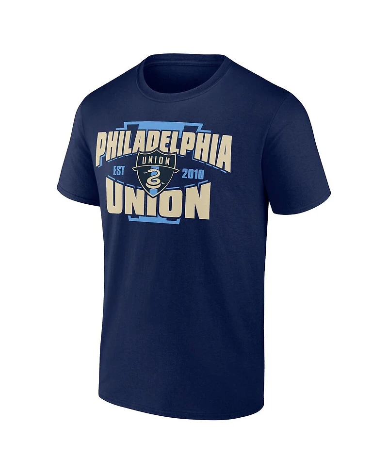 Fanatics Men's Navy Philadelphia Union Fundamentals T-Shirt