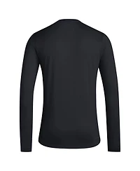 Adidas Men's Black Lafc 2024 Jersey Hook Aeroready Long Sleeve T-Shirt