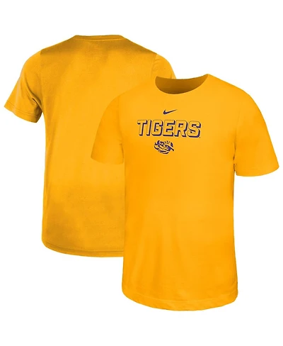Nike Big Boys and Girls Gold Lsu Tigers Legend Performance T-Shirt