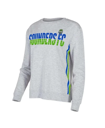 Concepts Sport Women's Gray Seattle Sounders Fc Cedar Tri-Blend Long Sleeve Top
