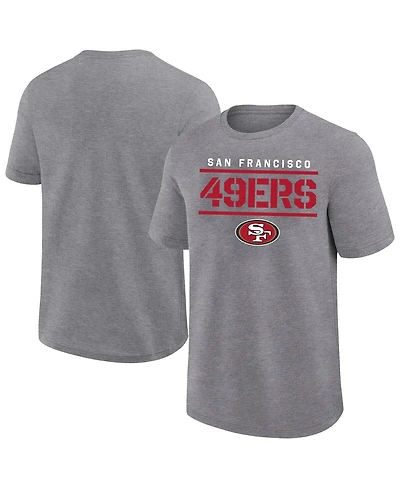 Fanatics Men's Heather Gray San Francisco 49ers Big Tall Top Notch T-Shirt