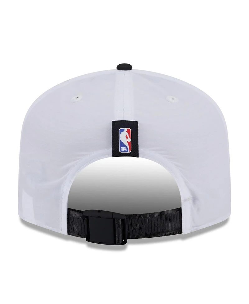 New Era Men's White/Black Miami Heat 2025 Nba Draft On-Stage Nylon 19TWENTY Adjustable Hat