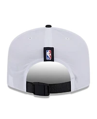 New Era Men's White/Black Miami Heat 2025 Nba Draft On-Stage Nylon 19TWENTY Adjustable Hat