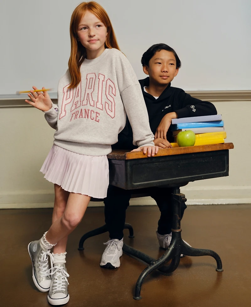 abercrombie kids Girls I Heart Paris Crewneck Sweatshirt