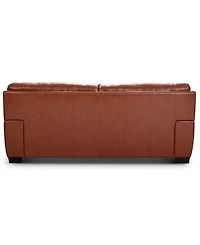 Cobbie Leather 89" Sofa, Macy's Exclusive