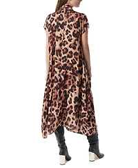 Dee Ocleppo Women's Jasmina Printed Scarf-Tie Midi Dress