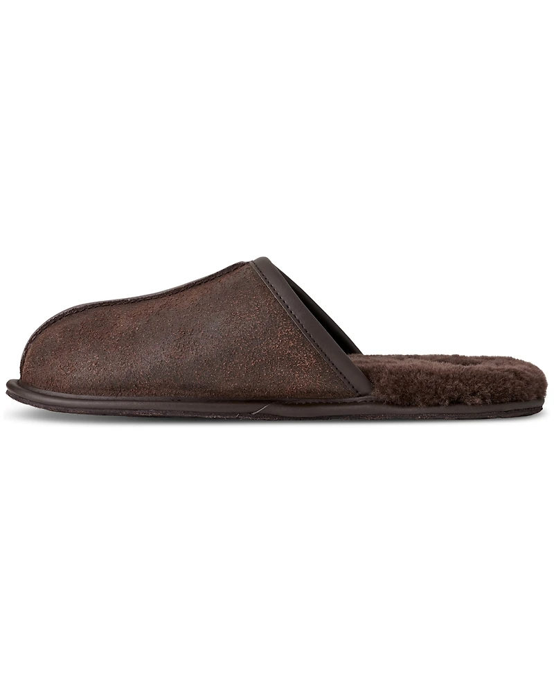 Ugg Men's Scuff Leather Distressed House Slipper