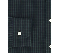 Brooks Brothers Men's Regular-Fit Spread Collar Tartan Plaid Dress Shirt