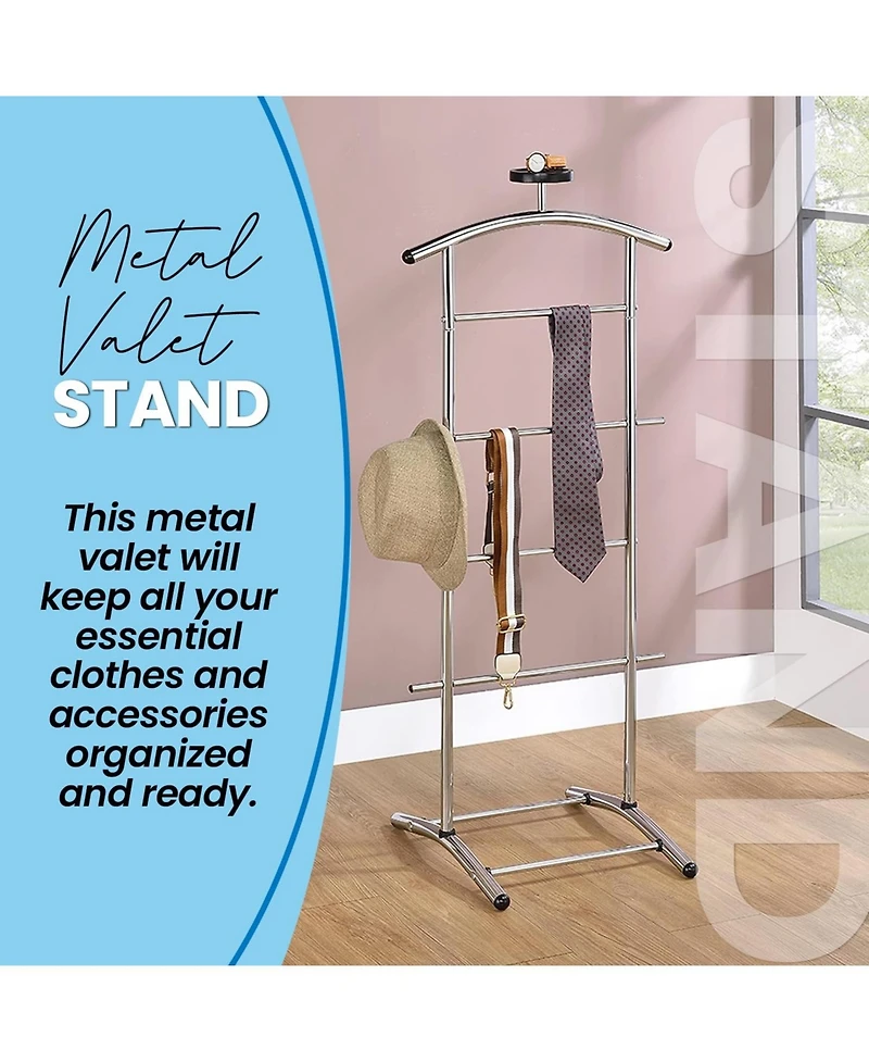 Kings Brand Furniture Metal Freestanding Hall Tree Coat Rack Stand for Bedroom, Hallway, Entrance, Office, Hats, Coats, Scarves, Handbags