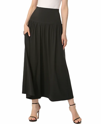 kimi + kai Women's Tiered Pull On Maxi Skirt