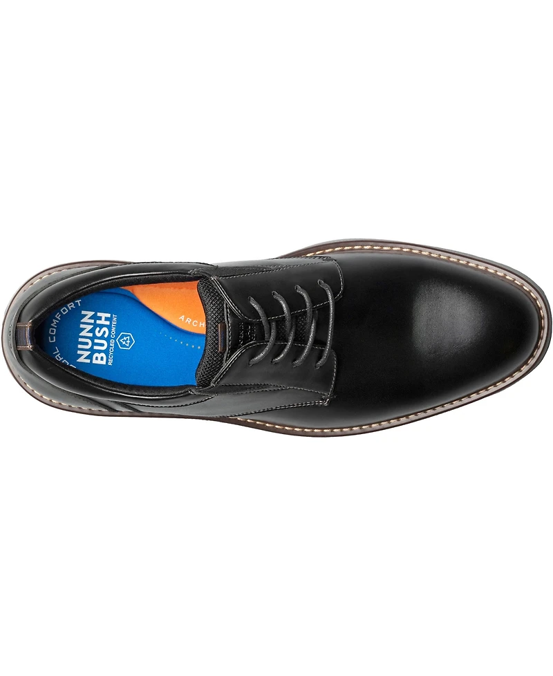 Nunn Bush Men's Gates Plain Toe Oxfords