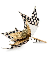 MacKenzie-Childs Courtly Noel Poinsettia Clip