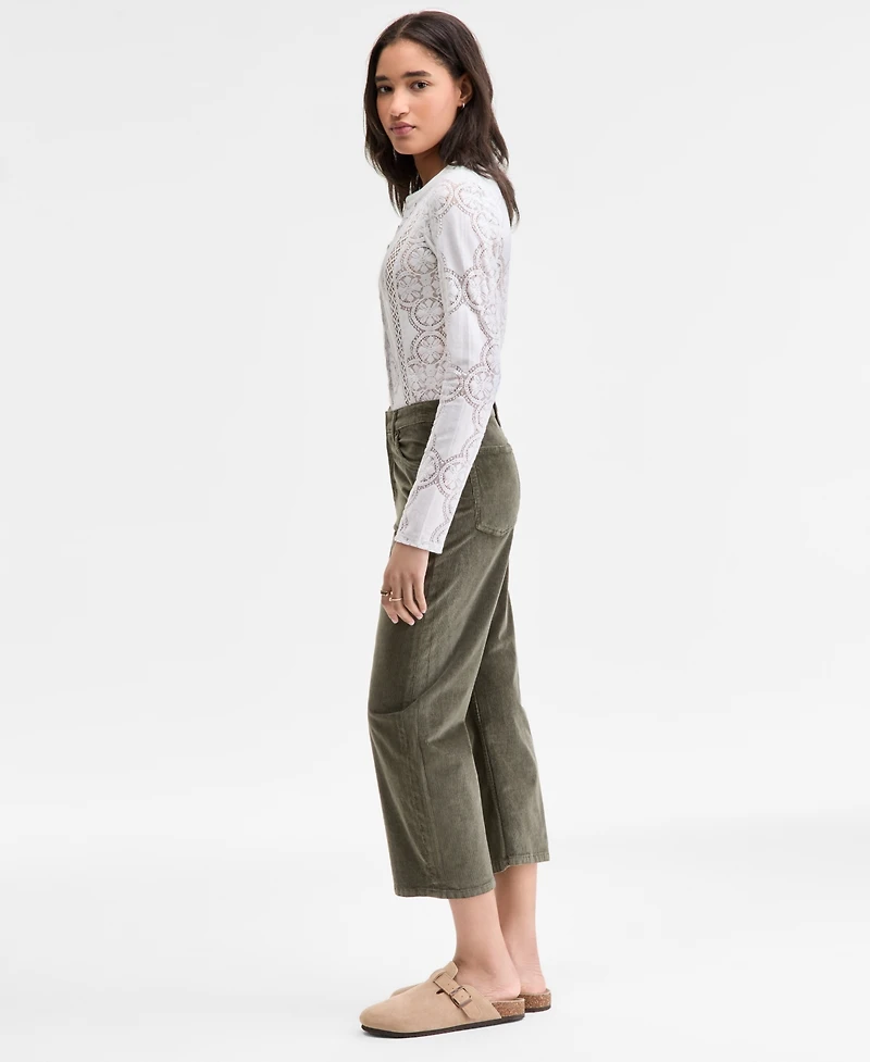 Free People Women's Deep Trance Cord Low Rise Jeans