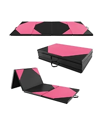 Akiudex 10 Feet x 4 Feet x 2 Inch Folding Exercise Mat with Hook and Loop Fasteners